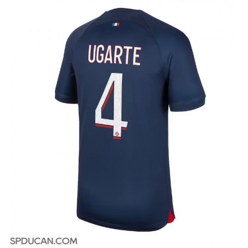 Muški Nogometni Dres Paris Saint-Germain Manuel Ugarte #4 Domaci 2023-24 Kratak Rukav